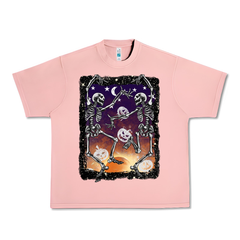 Halloween Dancing Skeletons Stars Urban Heavy Tee by BarkalooDesign | Teevron