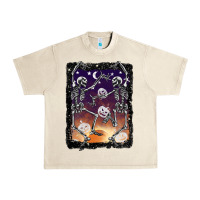 Sandshell halloween dancing skeletons stars Urban Heavy Tee - BarkalooDesign