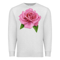 Oatmeal Heather Perfume Delight Rose Premium Sweatshirt - LillyAllenDesigns
