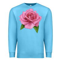 Ocean Blue Perfume Delight Rose Premium Sweatshirt - LillyAllenDesigns