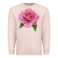 Pale Pink Perfume Delight Rose Premium Sweatshirt - LillyAllenDesigns