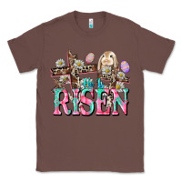 Chestnut He is risen Easter Day Classic Tee - CowGirlArtShop