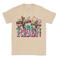 Mushroom He is risen Easter Day Classic Tee - CowGirlArtShop