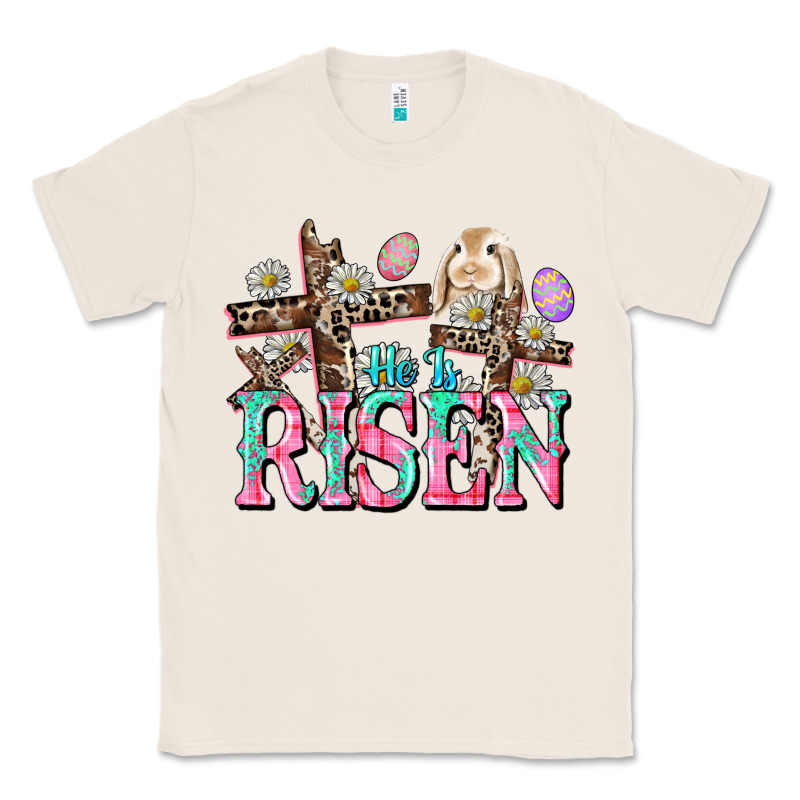He Is Risen Easter Day Classic Tee by CowGirlArtShop | Teevron