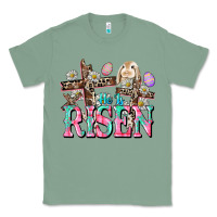 Sage He is risen Easter Day Classic Tee - CowGirlArtShop