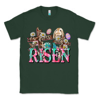 Sports Green He is risen Easter Day Classic Tee - CowGirlArtShop