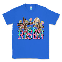 True Royal He is risen Easter Day Classic Tee - CowGirlArtShop