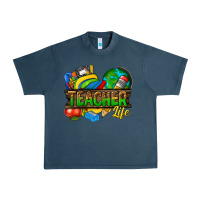 Midnight Navy teacher life Urban Heavy Tee - texasbilliewilder