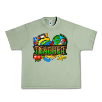 Oil Green teacher life Urban Heavy Tee - texasbilliewilder