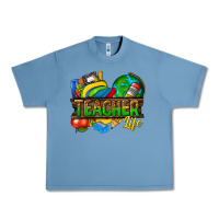 Pebble Blue teacher life Urban Heavy Tee - texasbilliewilder