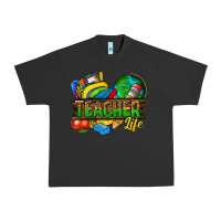 Pigment Black teacher life Urban Heavy Tee - texasbilliewilder