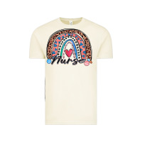 Vintage Arctic nurse rainbow Vintage Tee - Zillion Design Studio