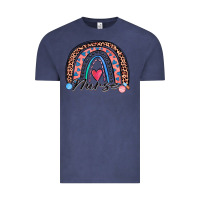 Vintage Denim nurse rainbow Vintage Tee - Zillion Design Studio