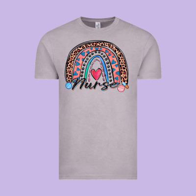 Nurse Rainbow Vintage Tee Designed By Zillion Design Studio
