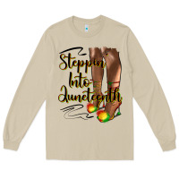 Mushroom steppin' into juneteenth heels Long Sleeve Tee - HRA Design Shop