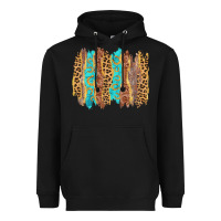 Black western brushstrokes Heavyweight Hoodie - AdoDesignShop