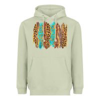 Matcha western brushstrokes Heavyweight Hoodie - AdoDesignShop
