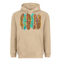 Mushroom western brushstrokes Heavyweight Hoodie - AdoDesignShop