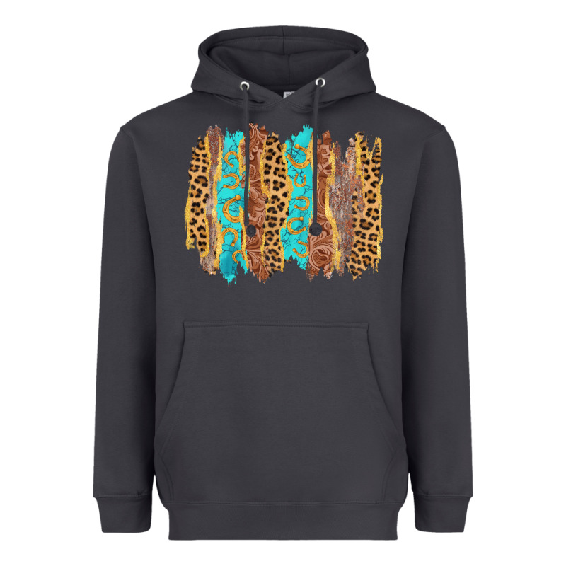 Western Brushstrokes Heavyweight Hoodie by AdoDesignShop | Teevron