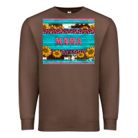 Chestnut cowhide leopard sunflowers mama Premium Sweatshirt - BarkalooDesign