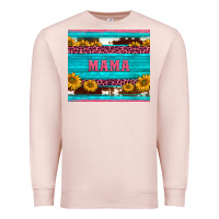 Pale Pink cowhide leopard sunflowers mama Premium Sweatshirt - BarkalooDesign