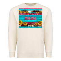 Sandshell cowhide leopard sunflowers mama Premium Sweatshirt - BarkalooDesign