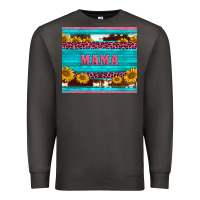 Smoke cowhide leopard sunflowers mama Premium Sweatshirt - BarkalooDesign
