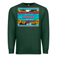 Sports Green cowhide leopard sunflowers mama Premium Sweatshirt - BarkalooDesign