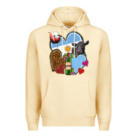 Pina Colada Argentina hearts Premium Hoodie - NancyCooperArtShop
