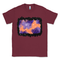 Burgundy halloween spider web background Classic Tee - BundleAndBundleShop