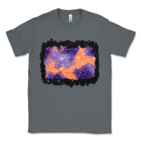 Charcoal Heather halloween spider web background Classic Tee - BundleAndBundleShop