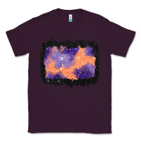 Plum halloween spider web background Classic Tee - BundleAndBundleShop