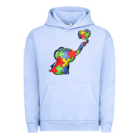 Pigment Grape Ice autism awareness elephant Urban Hoodie - LillyAllenDesigns