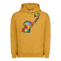 Pigment Peanut Butter autism awareness elephant Urban Hoodie - LillyAllenDesigns