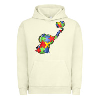 Pigment Pistachio autism awareness elephant Urban Hoodie - LillyAllenDesigns