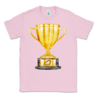 Bubblegum Pink throphy cup Classic Tee - FaDigitalArtStudio