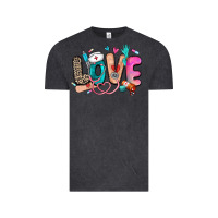 Vintage Black love nurse Vintage Tee - Zillion Design Studio