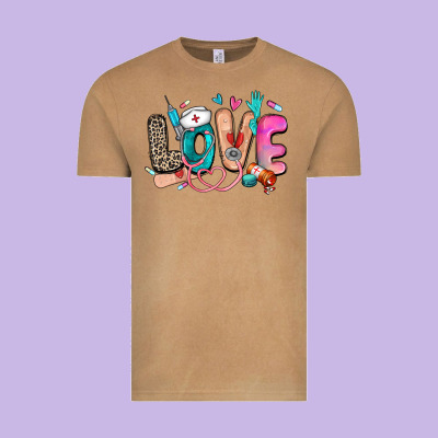 Love Nurse Vintage Tee Designed By Zillion Design Studio