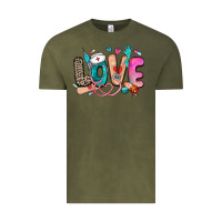 Vintage Olive love nurse Vintage Tee - Zillion Design Studio