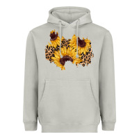 Moon Dust sunflower leopard patch Heavyweight Hoodie - AdoDesignShop