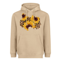 Mushroom sunflower leopard patch Heavyweight Hoodie - AdoDesignShop
