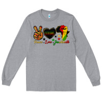 Peace Love Juneteenth Raised Fist Long Sleeve Tee | Teevron