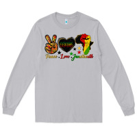 Moon Dust peace love juneteenth raised fist Long Sleeve Tee - HRA Design Shop