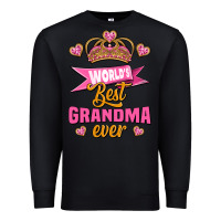 Black world's best grandma ever Premium Sweatshirt - Jasminsmagicworld