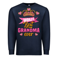 Navy world's best grandma ever Premium Sweatshirt - Jasminsmagicworld