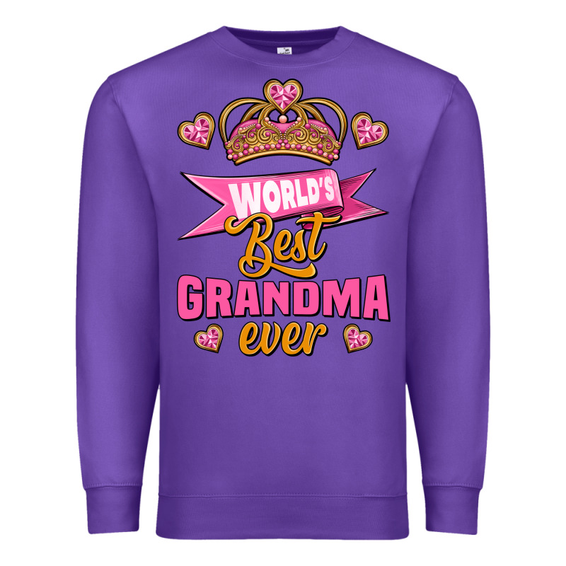 World's Best Grandma Ever Premium Sweatshirt by Jasminsmagicworld | Teevron