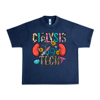 Navy dialysis tech Urban Heavy Tee - Zillion Design Studio