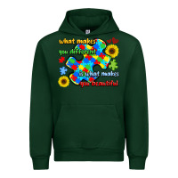 Forest Green what makes you different is what makes  you beauti Urban Hoodie - LillyAllenDesigns
