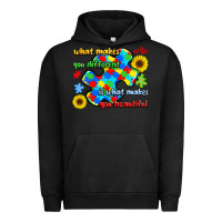 Pigment Black what makes you different is what makes  you beauti Urban Hoodie - LillyAllenDesigns