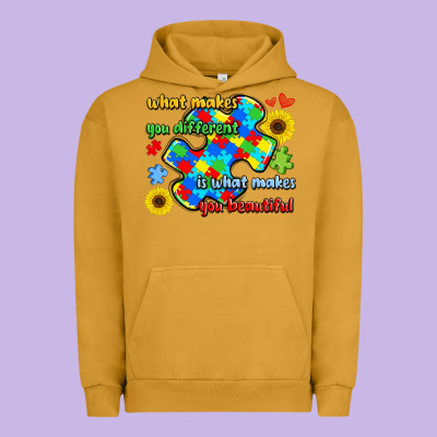 What Makes You Different Is What Makes  You Beauti Urban Hoodie Designed By Lillyallendesigns